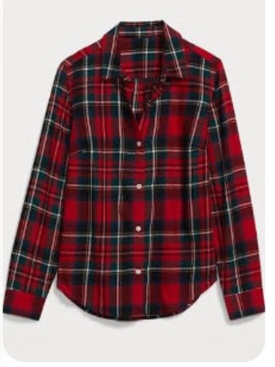 Old Navy Tops - NWT Old Navy Plaid Tunic Flannel Shirt - Size Large Tall